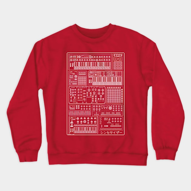 Music Producer and Synthesizer lover Crewneck Sweatshirt by Mewzeek_T